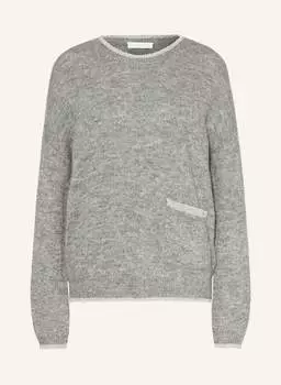 Свитер rich&royal mit Glitzergarn, темно-серый