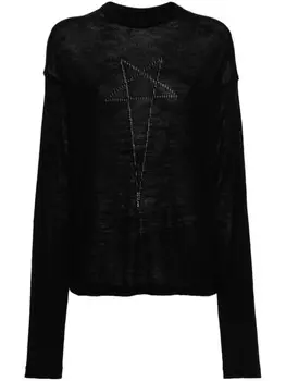 Свитер Рика Оуэнса Пента Rick Owens, черный