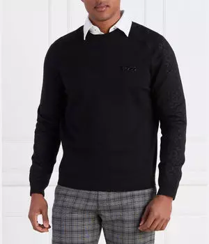 Свитер римо Regular fit Boss Green, черный