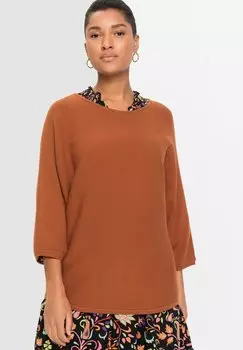 Свитер RIPP bonprix, коричневый