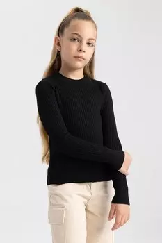 Свитер Рипсен Defacto, черный