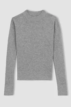 Свитер Рипсен Defacto, серый