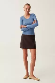 Свитер Рипсен с овальным вырезом Ovs, синий