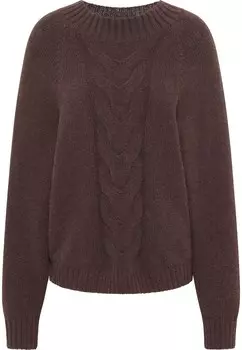Свитер Risa, темно коричневый