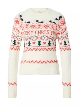 Свитер River Island CHRISTMAS FAIRISLE, кремовый