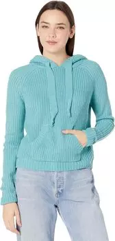 Свитер Rock and Roll Cowgirl Cable Knit Hoodie with Drawstrings 48H2343, цвет Dusty Turquoise