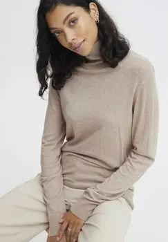 Свитер Rollneck b.young, пестрый бежевый