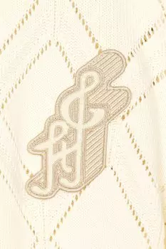 Свитер ромбовидной вязки Honor The Gift, бежевый