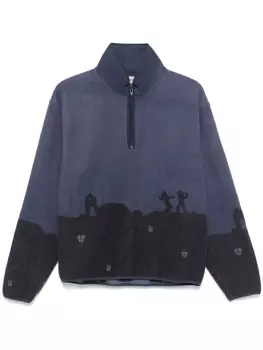 Свитер Rooftop Romance in Paris CARNE BOLLENTE, синий