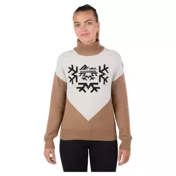 Свитер Rossignol Cieloalto Turtle Neck, коричневый