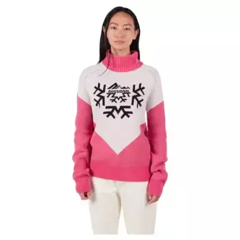 Свитер Rossignol Cieloalto Turtle Neck, розовый