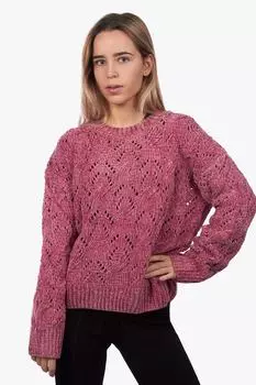 Свитер - Розовый - Классический крой Pepe Jeans