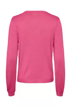 Свитер - Розовый - Классический крой PIECES, розовый