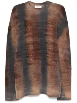 Свитер с эффектом градиента Laneus, коричневый