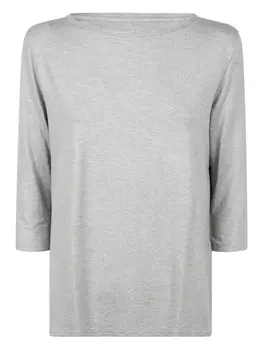 Свитер с эффектом меланжа Majestic Filatures, серый