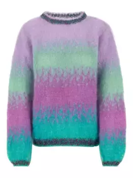 Свитер с эффектом омбре Rose Carmine, фиолетовый