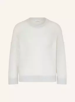 Свитер с альпакой и блестящей пряжей Peserico, серый