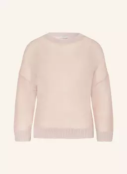 Свитер с альпакой и блестящей пряжей Peserico, оранжевый