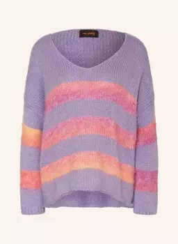 Свитер с альпакой Miss Goodlife, фиолетовый