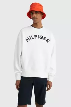 Свитер с арочным логотипом Tommy Hilfiger, белый