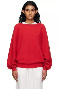 Свитер с ажурным узором Soar Baserange, красный