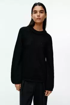 Свитер с бантом H&M, черный