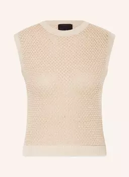 Свитер с блестящей пряжей Marc Cain, золотой