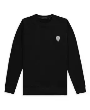 Свитер с черепом – модный дизайн Aspact, черный