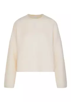 Свитер с черной розой Seidensticker, бежевый