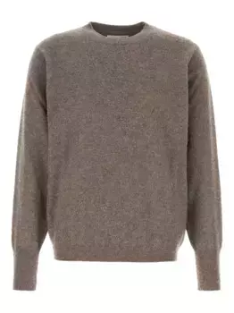 Свитер с декоративной строчкой MAISON MARGIELA, коричневый