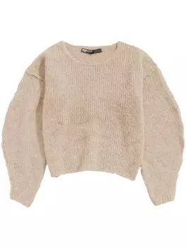 Свитер с декоративными швами Bimba y Lola, серый