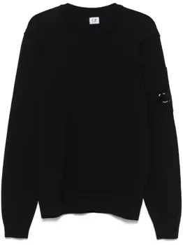 Свитер с декором Lens C.P. Company, синий