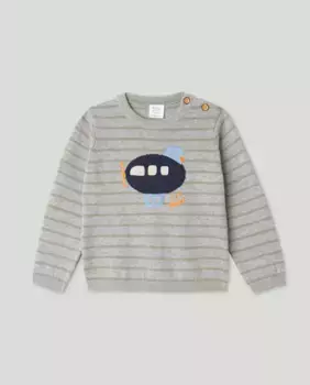 Свитер с длинными рукавами для мальчика Baby El Corte Ingls, светло-серый