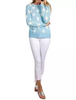 Свитер с длинными рукавами Heart в синем цвете Sail to Sable