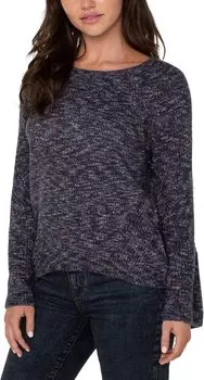 Свитер с длинными рукавами и прострочкой на рукавах Liverpool Los Angeles, цвет Starry Night Marled