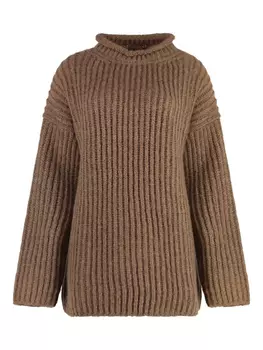 Свитер с длинными рукавами Malo, коричневый