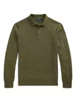 Свитер с длинными рукавами POLO RALPH LAUREN, зеленый