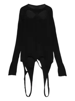 Свитер с длинными рукавами Rick Owens, черный