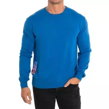 Свитер с длинными рукавами rms007 xc022 мужской La Martina, синий