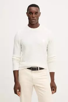 Свитер с добавлением кашемира Boss Orange, бежевый