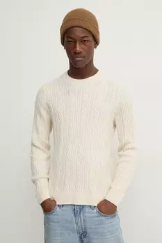 Свитер с добавлением шерсти Abercrombie & Fitch, бежевый