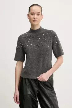 Свитер с добавлением шерсти Abercrombie & Fitch, серый