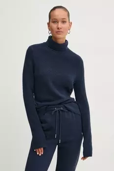 Свитер с добавлением шерсти Abercrombie & Fitch, темно-синий