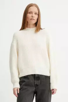 Свитер с добавлением шерсти American Vintage, бежевый