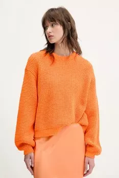 Свитер с добавлением шерсти American Vintage, оранжевый