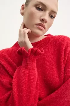 Свитер с добавлением шерсти Answear.Lab, красный