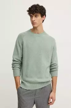 Свитер с добавлением шерсти CRED Pepe Jeans, зеленый