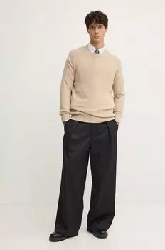 Свитер с добавлением шерсти CRED Pepe Jeans, бежевый