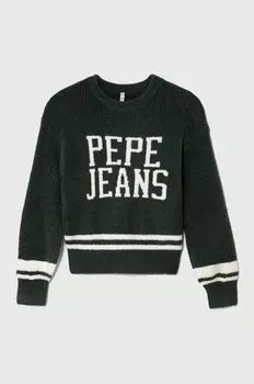 Свитер с добавлением шерсти для ребенка Pepe Jeans, зеленый