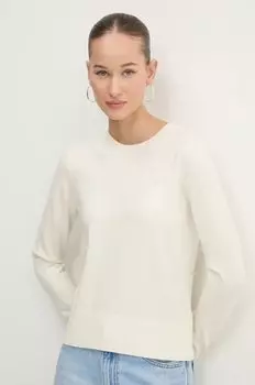 Свитер с добавлением шерсти Guess Jeans, бежевый